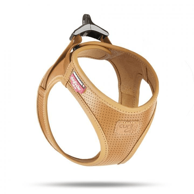 Curli Premium Apple Leather Harness - brown