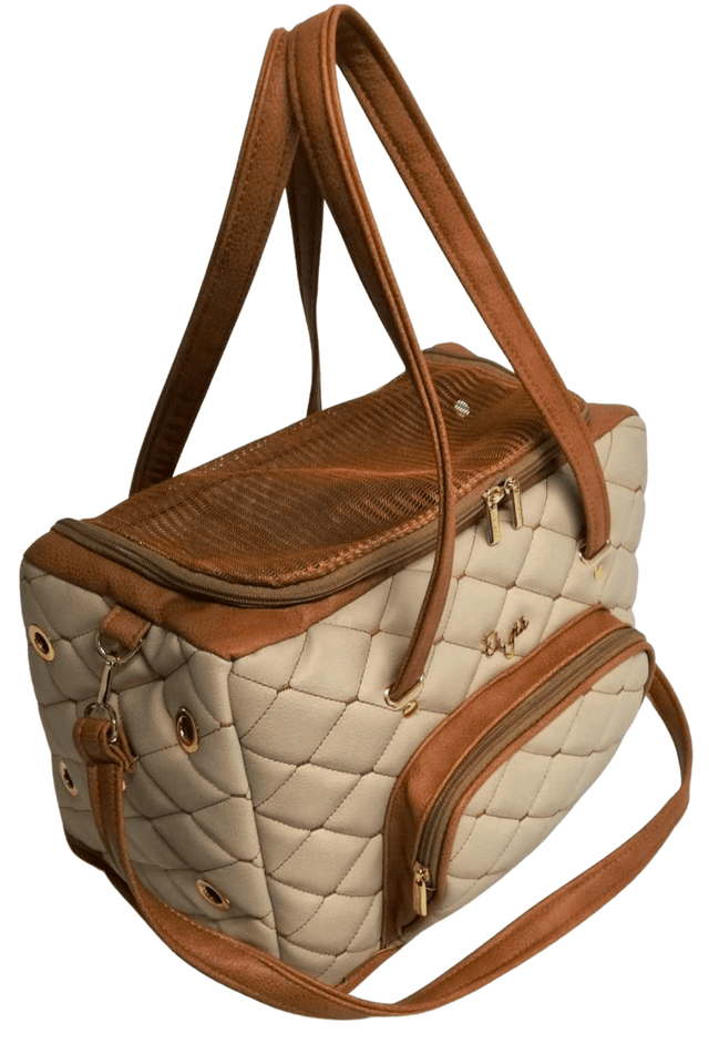 Eh Gia - Hundetragetasche - beige cognac