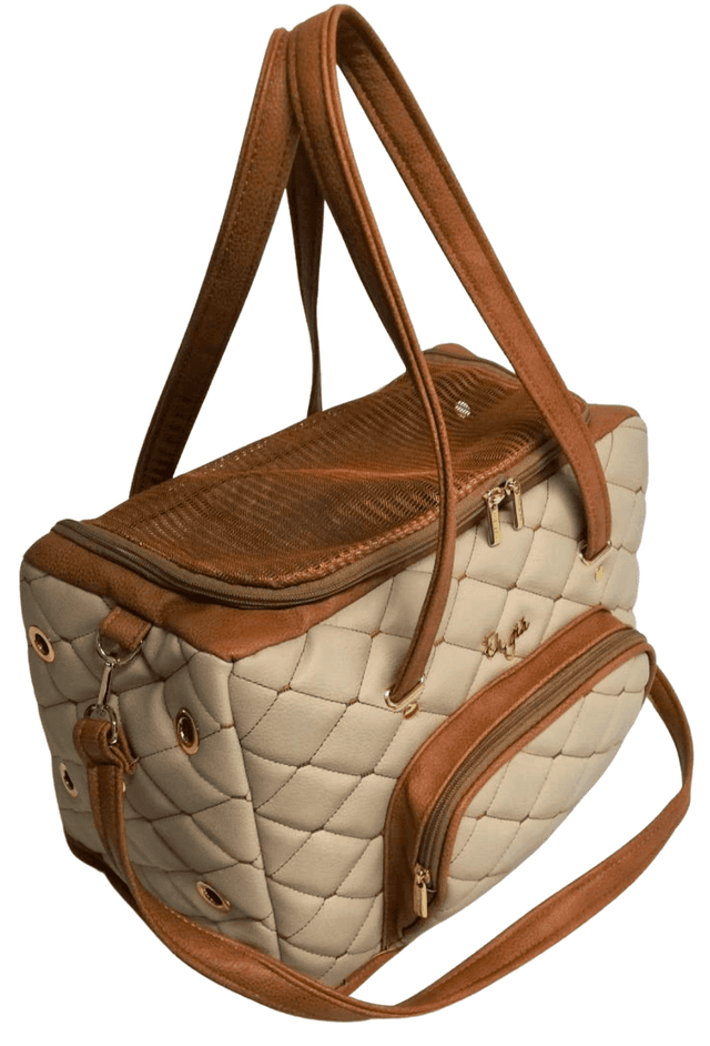 Eh Gia - Hundetragetasche - beige cognac