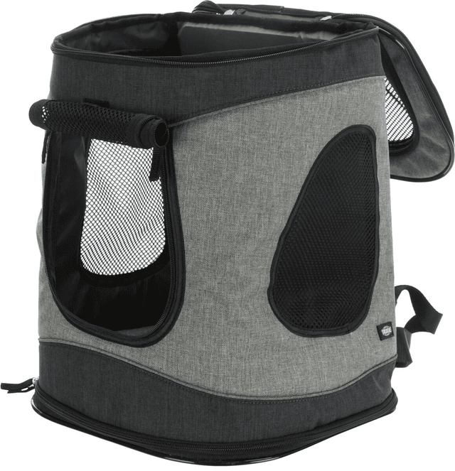 Hunderucksack - grau - bis 12 kg