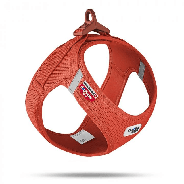 Curli Brustgeschirr Schnalle Airmesh - sun orange