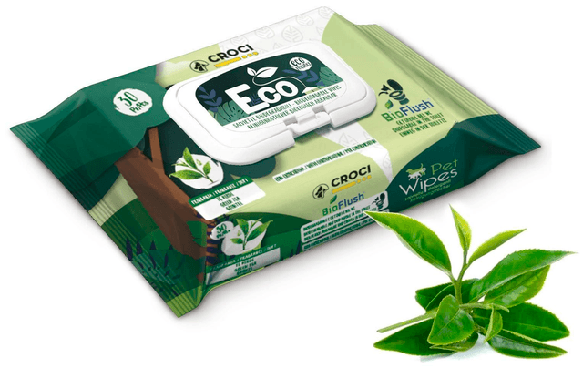 Eco Feuchttücher - grüner Tee &amp; Chlorhexidin